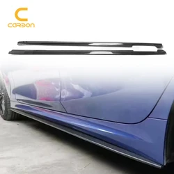 For BMW 3 Series G20 Carbon Fiber AC Style Side Door Edge Protector Automobile Refitting Side Skirt Lip Bumper Accessories