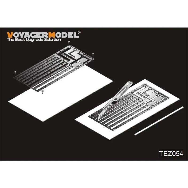 Voyager Model TEZ054 Plastic Stripe Cutting Template (GP)