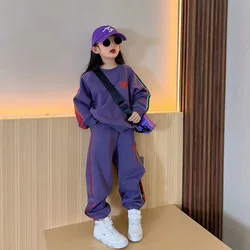 2023 Spring Autumn Children Tracksuit Teen Girls Toddler Jacket + Jogger Pants 2 Pcs Set Kids Suit Baby Outfit Children Clothes