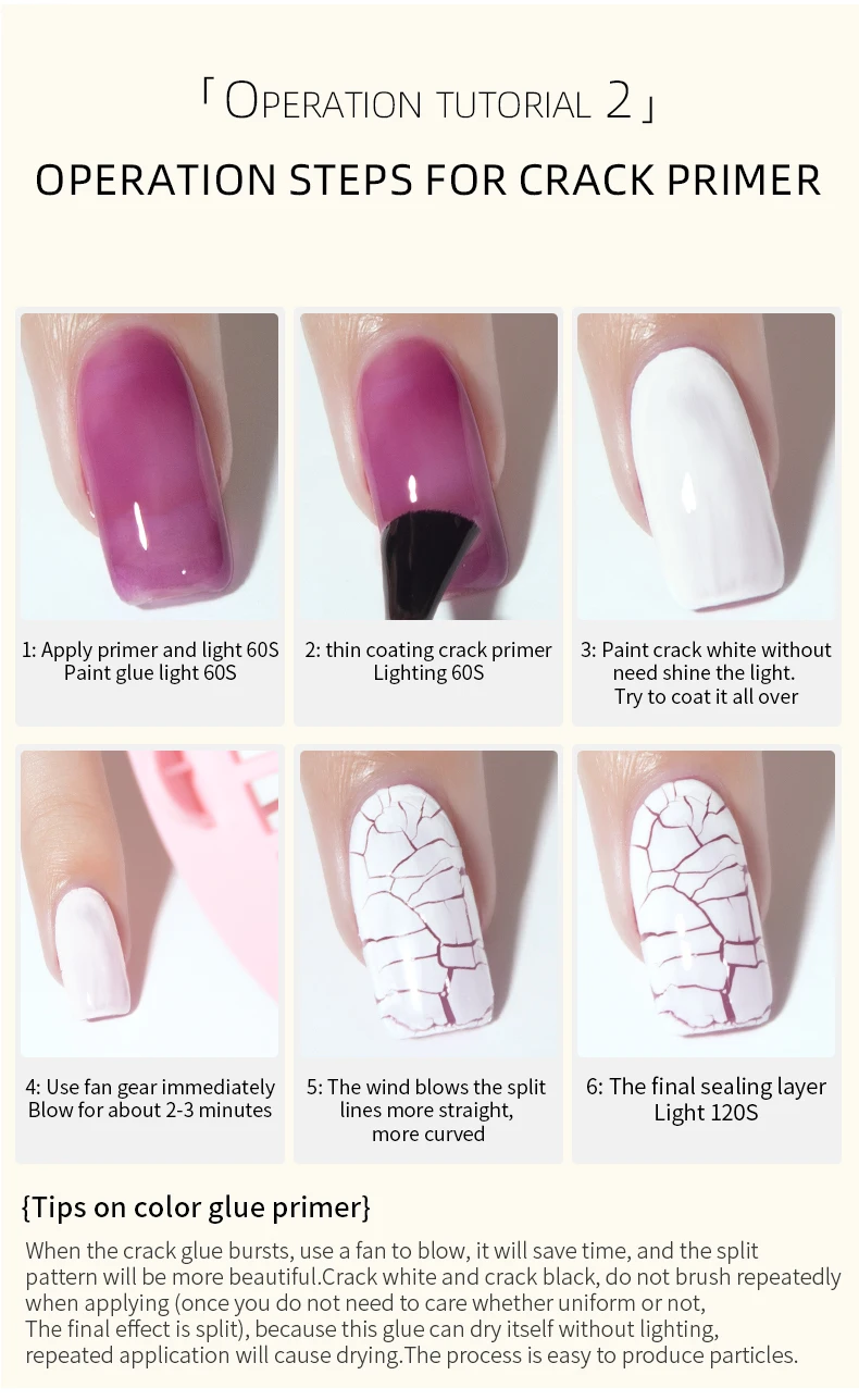 Rs nagel 12ml knistern gel nagellack semi-permanenter nagellack brauchen luft trocknender schwarzer knacken der nagel kleber für maniküre nagel kunst – Detail 8