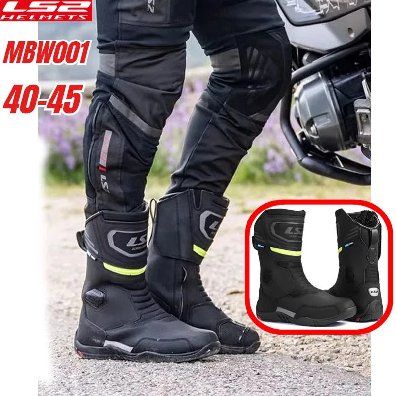 

LS2 GOBY Motorcycle Riding Boots Men's Motorcycle Shoes Waterproof Anti Fall Rally Bike Racing Casual Botas Para Moto MBW001