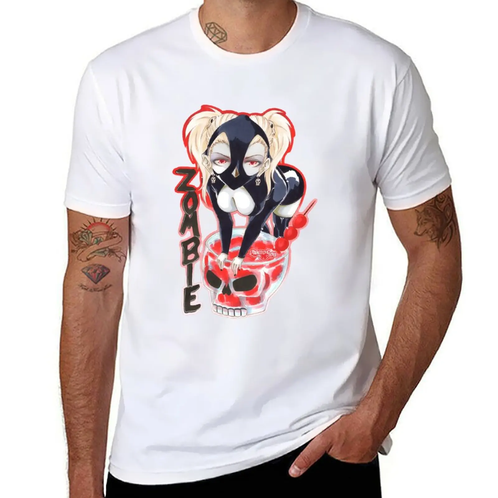

zombie T-Shirt man t shirts graphic t shirts for man cotton funny T-Shirt