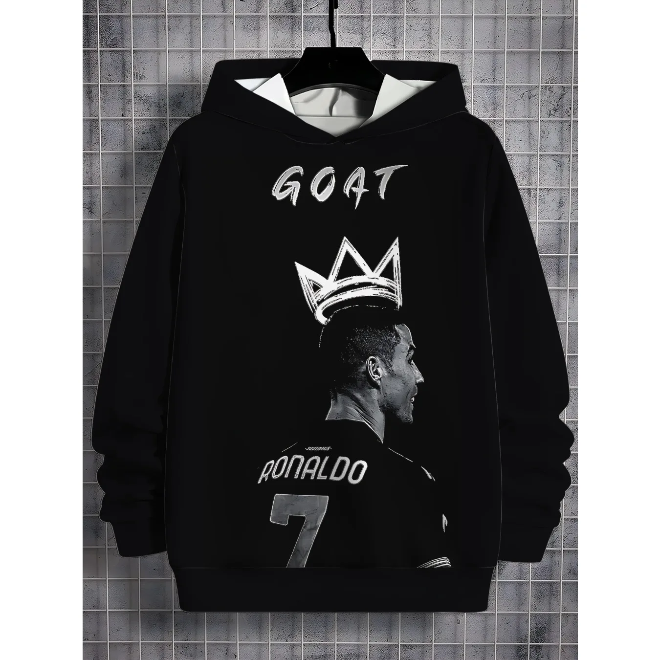 جديد 3D طباعة لاعب كرة القدم جميع المواسم الأطفال عارضة رونالدو البلوز بارد البلوز الأعلى C-Cr7 للجنسين الملابس #1