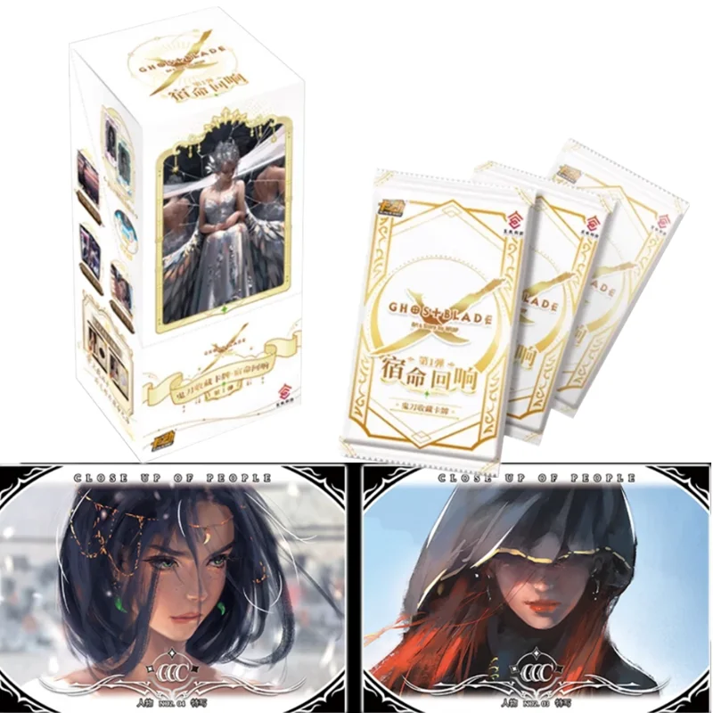 Ghost Blade Card Fun Echoes of Fate Luxury Package Sister Twins Anime Game Collection Cards Children Toys Gifts