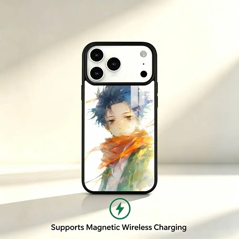 Re Zero Natsuki Subaru Phone Case For iPhone17,16,15,14,13,12,11 Plus,Pro Compatible with magnetic wireless charging