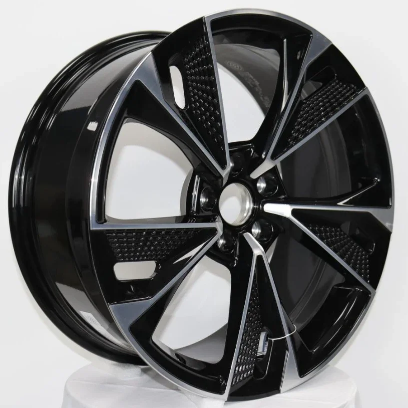 Hot Sale Designed 6061t6 Aluminum Car Wheels Rims for Modified Glossy Black Machine Face Alloy Wheels 18 Inch