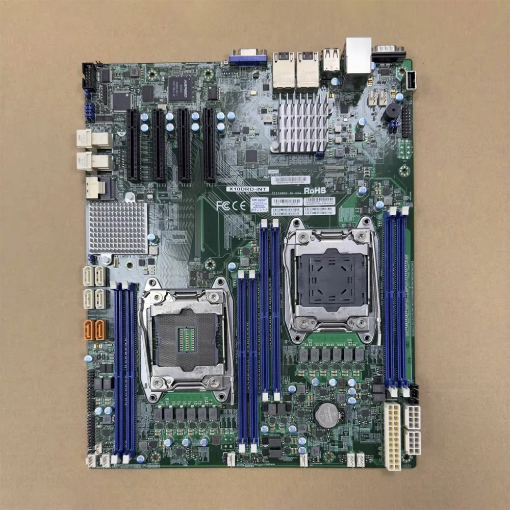 For Supermicro Server Motherboard E5-2600 v4 v3 Internal NVMe Ports PCI-E 3.0 x4 LGA2011 DDR4 X10DRD-Int