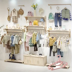 شماعات بلاستيكية محمولة ، معاطف أطفال مقاومة للرياح ، منظم ملابس أطفال ، 10 قطع أعلى 10 بيع متجر الملابس عرض موقف - No4