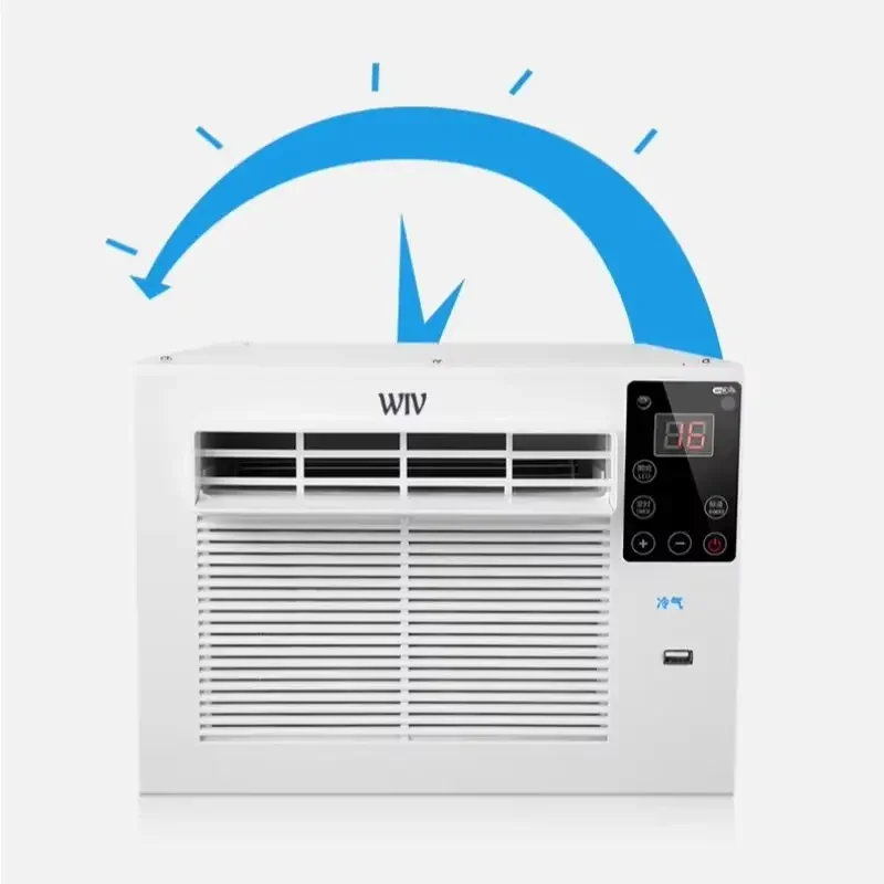 Фото Портативный настольный мини-кондиционер 24 часа: охлаждение, обогрев, осушитель воздуха, без шланга