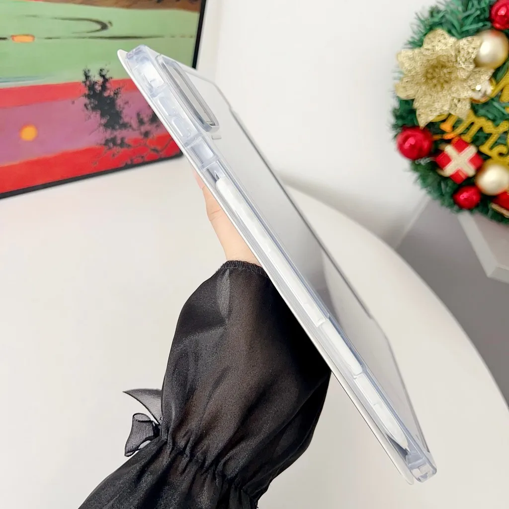 حافظة جلدية أكريليك قابلة للطي Y لهاتف Redmi Pad 2 11 بوصة 2025 SE 11 XiaoMi Pad 8 8 Pro Pad 7 7 Pro 11.2 بوصة 6 6Pro 11 حامل القلم الرصاص