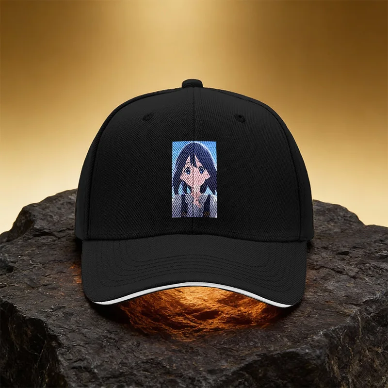 Girls' Blue Sky Background Hat Unisex Printed Baseball Cap Sandwich Duckbill Cap Sports Hat Suitable for Daily Commute And Trave