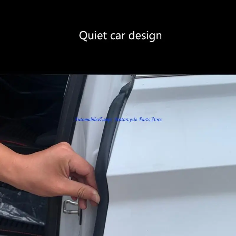 H7BD Car Window Seal Strip Side Doors Sealing Strips Moulding Rubber Weatherstrip Filler Noise Insulation Weatherstrip