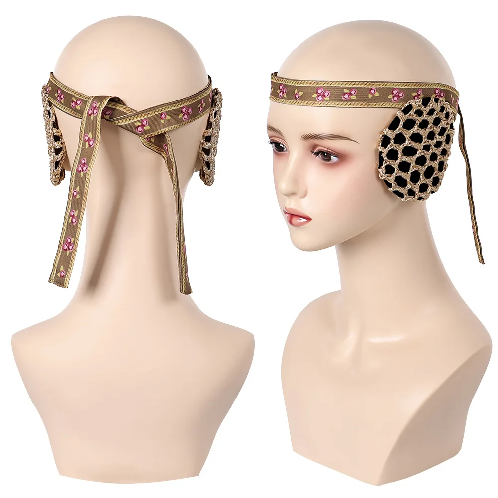 Padme cosplay fantasia amidala perucas de cabelo headwear filme espaço batalha cosplay traje disfarce acessórios feminino fantasia adereços