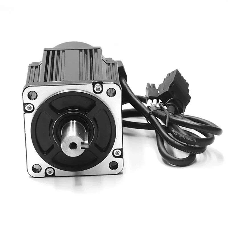 Siheng motor factory 80mm 220V 1.2KW 4Nm 3000Rpm incremental encoder 2500ppr Ac Servo Motor and Driver for CNC cutting machine