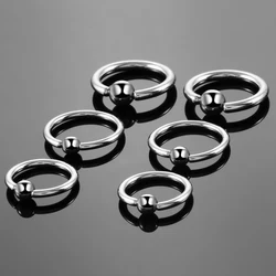 G23 Titanium Captive Piercings Nose Ring 14G 16G 18G 20G Helix Tragus Daith Ear Piercing Women Men Septum Hoop Punk Body Jewelry