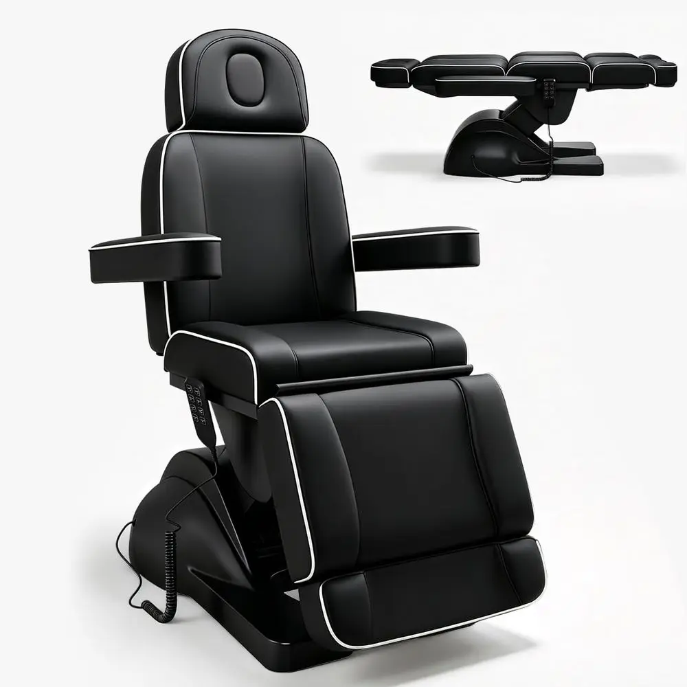 

Electric Facial Massage Bed Whole Piece with 3 Motors for Esthetician, Electric Tattoo Chair for Client, Facial Bed for Estheti