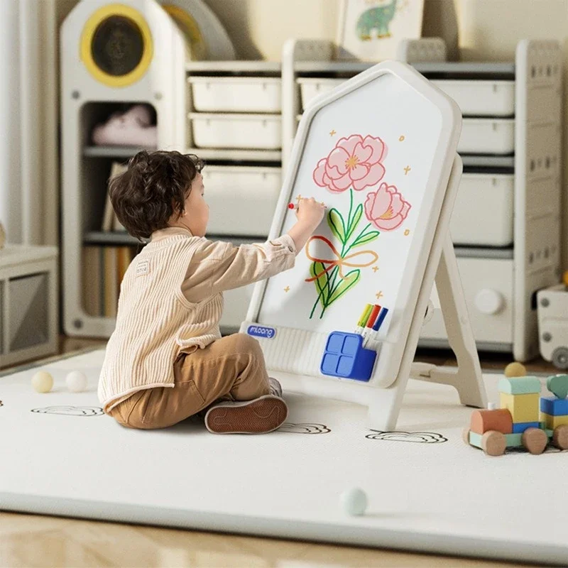 Planche à dessin magnétique, jouets éducatifs, planche à Graffiti pliante de couleur pour bébé, outils de peinture d'écriture artistique réglables pour enfants