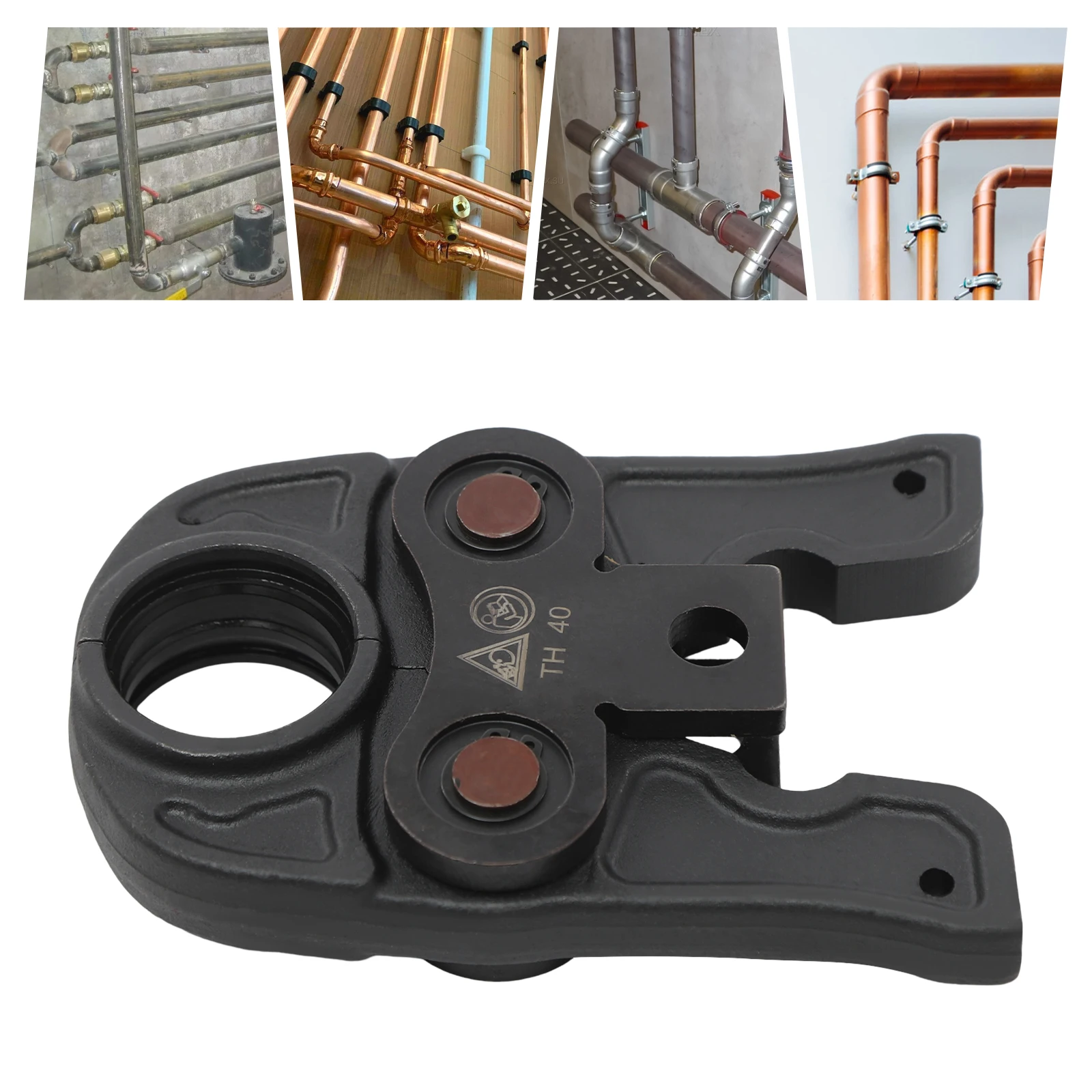 Raccordi per tubi idraulici in rame Strumento per crimpare tubi TH40/32/12/14 per il collegamento di tubi in alluminio-plastica, tubi PEX, tubi PB