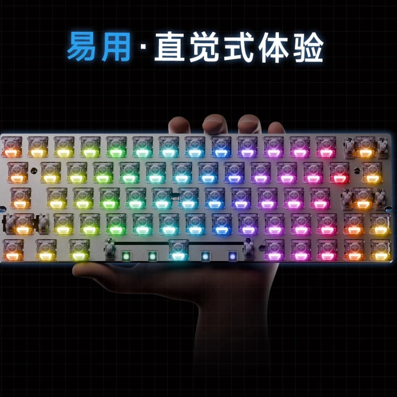 

Предпродажа WuqueStudio 60HE Магнитная ось Внутренняя изготовленная на заказ Магнитная ось глубоководного ушителя RT0.001MM 0,08MS/256KS/8K Киберспорт с возможностью горячей замены