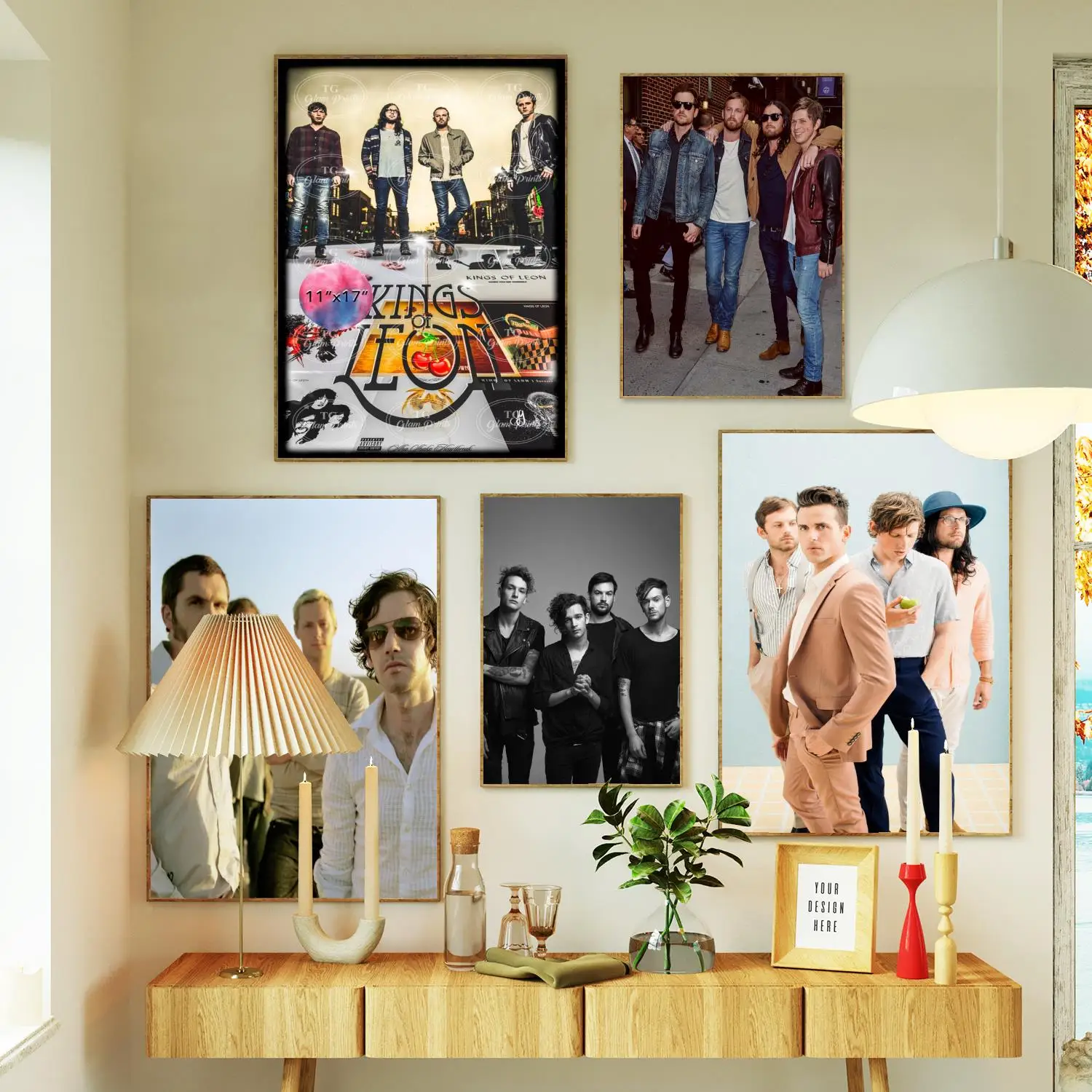 kings of leon Canvas Painting Poster Prints Wall Art Poster For Modern Family Living Room Home Decor