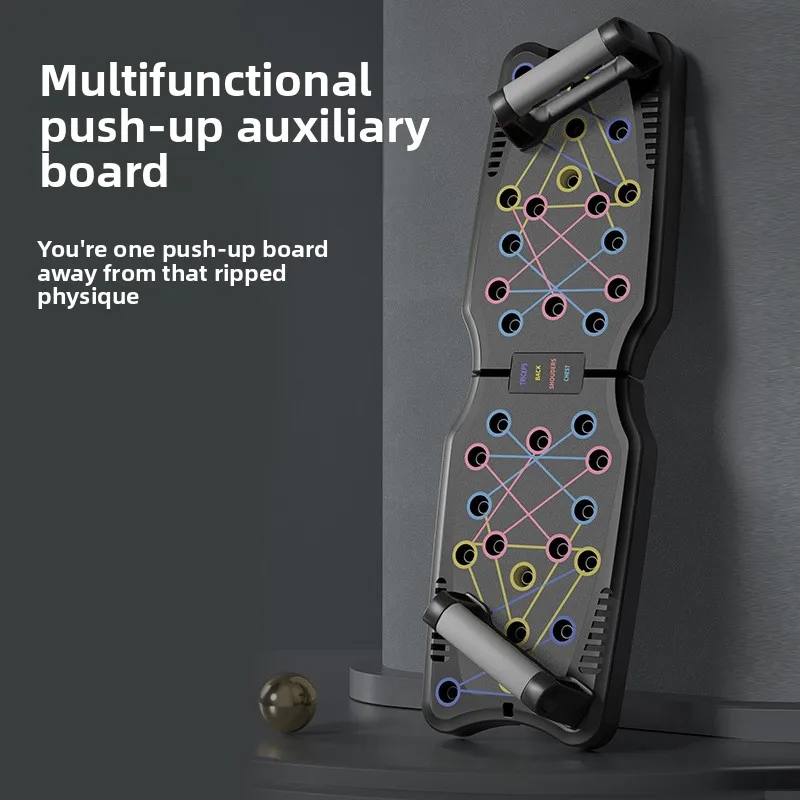 Multi-function Foldable Push-up Bench & Plank Training Assistant Stand Training Board for Home Use