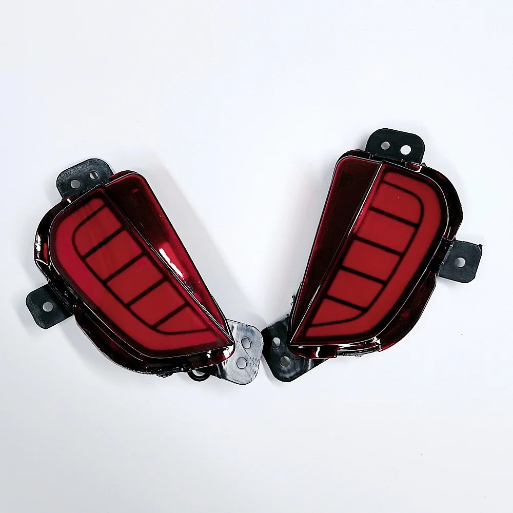 

July King Car Brake Lights Caompatible for Suzuki Ignis 2017+, Red LED Rear Bumper Brake Light + Night Driving Light DRL