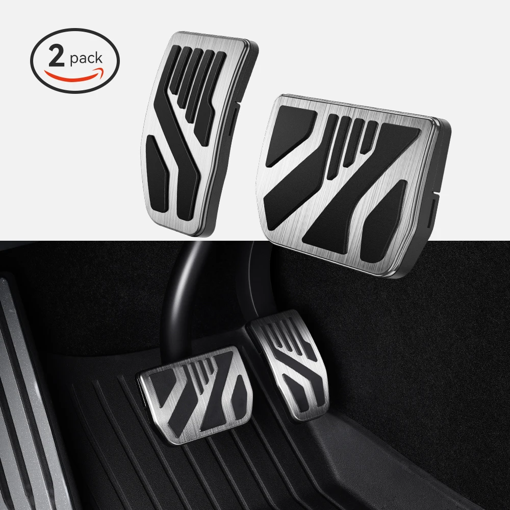 YZ For Tesla Model X/S/3/Y/YL Highland Juniper 2017-2026 Foot Pedals Cover Non-Slip Aluminum Alloy Accelerator Gas Fuel Brake