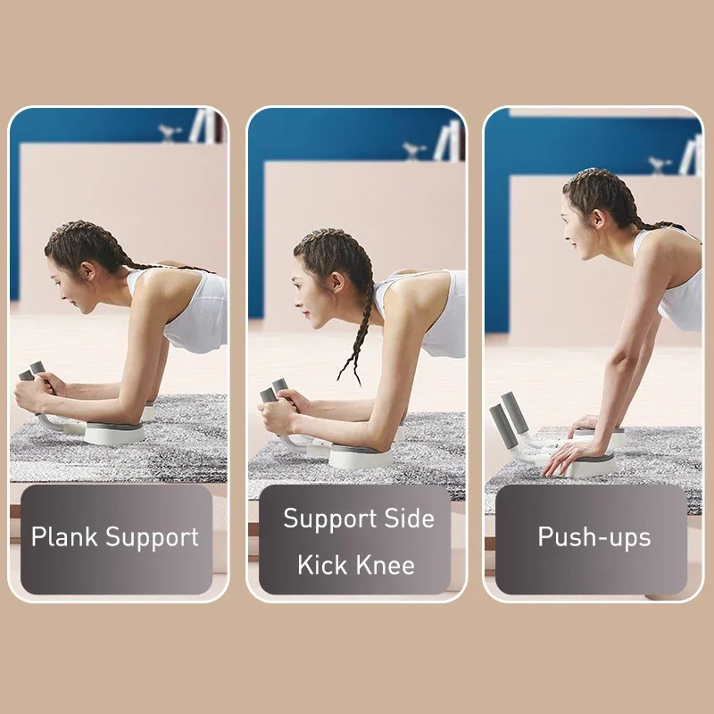 Multifunctional Flat Support Trainer Push Up Bar Aids Fitness Equipment Home Push-up Training Plate Bracket With Storage Bag