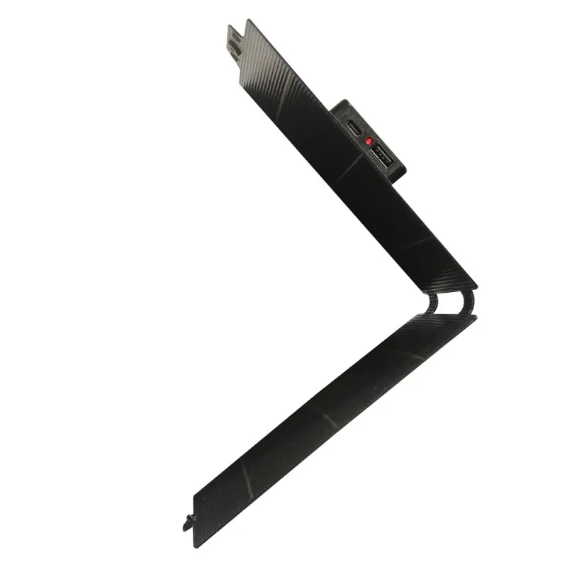 5 فولت 10 واط شاحن بالطاقة الشمسية قابل للطي ETFE USB-C/USB لوحة طاقة شمسية محمولة شحن سريع لبنك الطاقة هاتف لوحي التخييم في حالات الطوارئ
