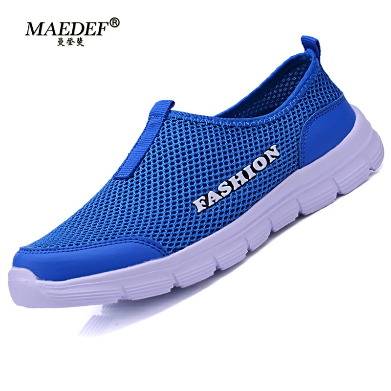 

MAEDEF Men Casual Sneakers Women Shoes Lightweight Flat Shoes Mesh Comfortable Breathable Walking Footwear Shoes for Men Sneaker