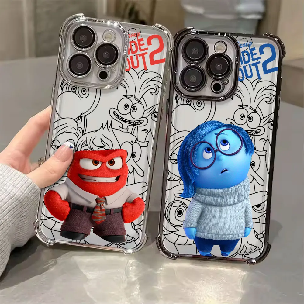 

Cute Insides Out Disney Phone Case For Xiaomi Poco X8 Pro Max Cases X5 X6 X7 F4 F5 F7 Pro F8Ultra M7 X8Pro Soft Protective Cover