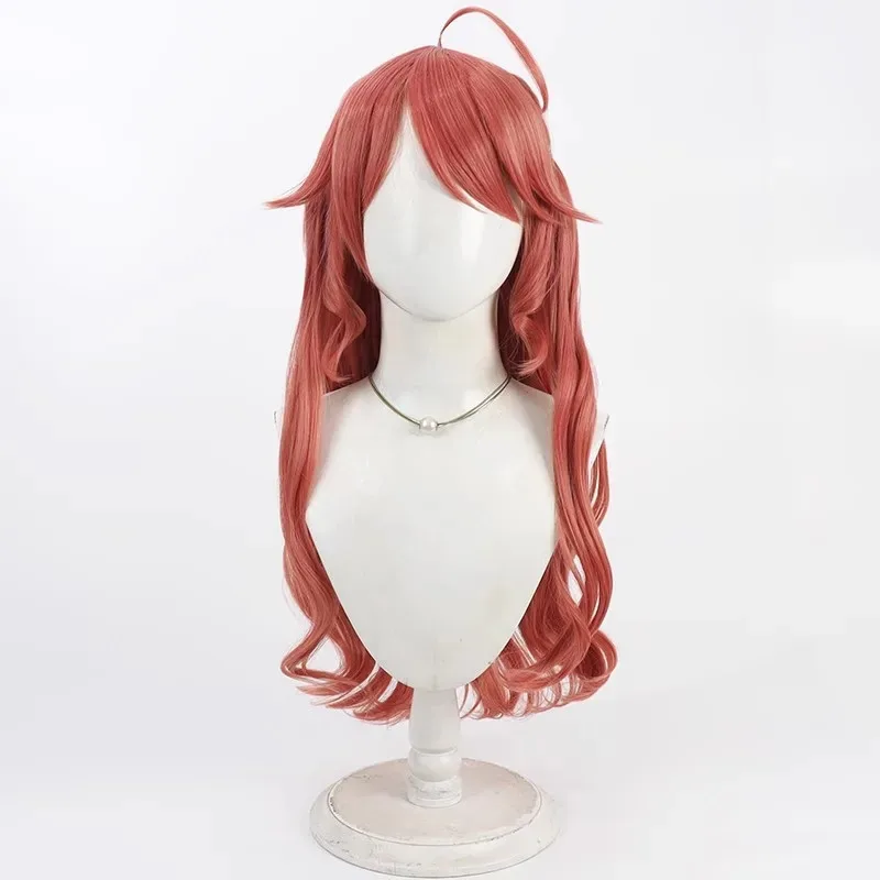 

NewVirtual YouTuber Flower Rhapsody Sakura Miko Cosplay Wig Long Wavy Orange Red Heat Resistant Hair Halloween2025