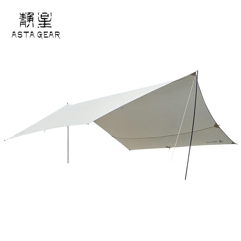 Asta Gear Outdoor Camping Canopy Picnic Leisure wind and Rain Protection Sun Sun Protection Sun Protection Hexagonal Mu cloud co