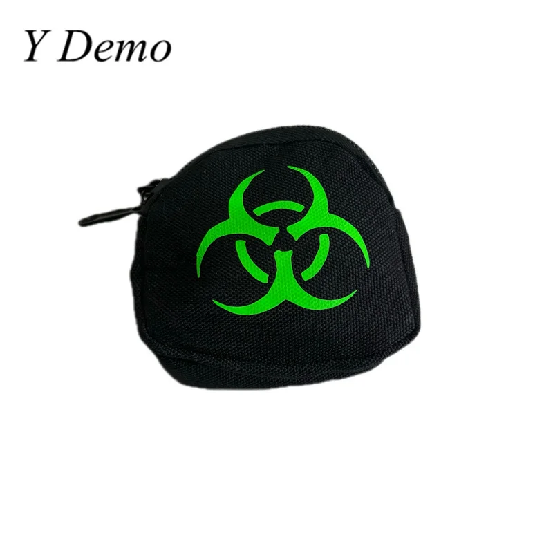 Y Demo Techwear Biohazard Small Bag Metal Buckle Strap Women Adjustable Garter Leg Accessory Streetwear