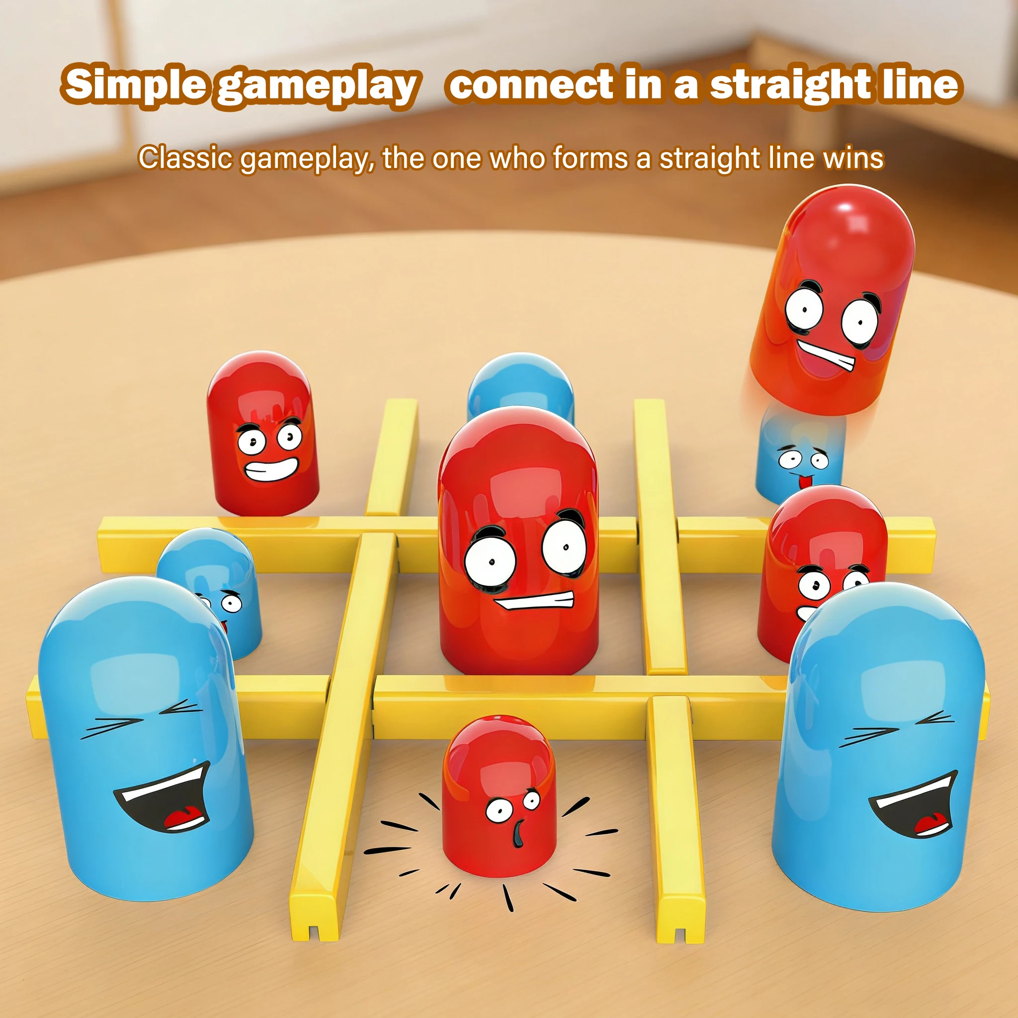 Children'S Puzzle Well Shaped Chess Set, Chess And Card Game, Double Interactive Intelligence Desktop Game Toy