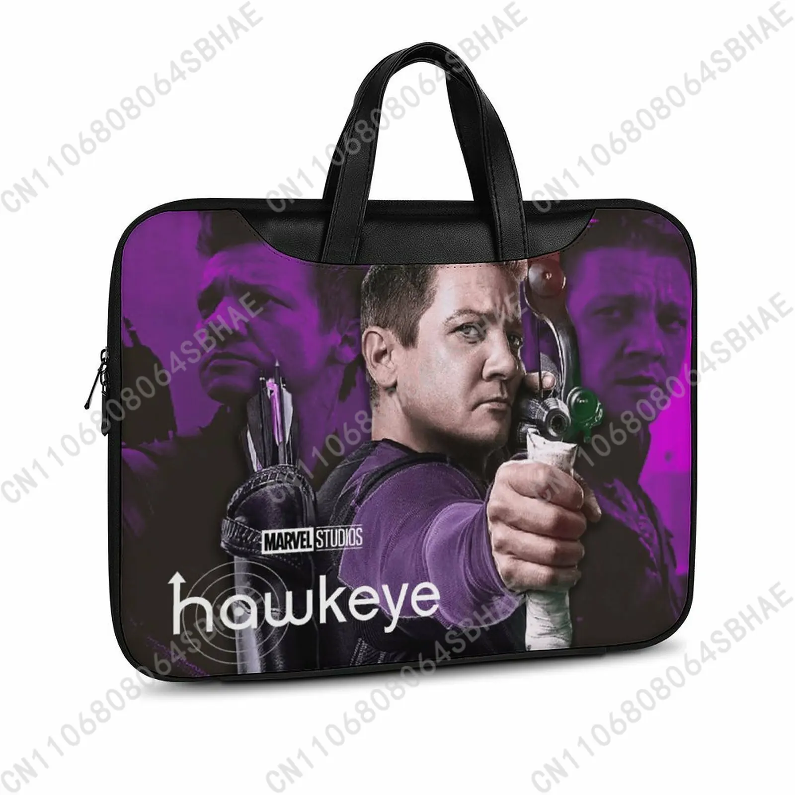 

Кожаный портфель Marvel Hawkeye на заказ, унисекс, для ноутбука, деловой, в стиле ретро, из натуральной кожи, для косплея