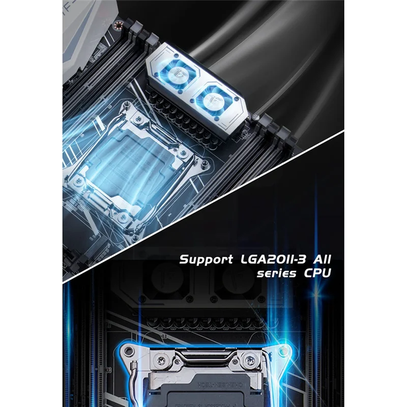HUANANZHI X99 TF Q X99 마더보드, XEON E5 2666 V3 CPU MOS 선풍기, DDR3 DDR4 RECC 메모리 콤보 키트 세트, NVME SATA 3.0 USB3.0