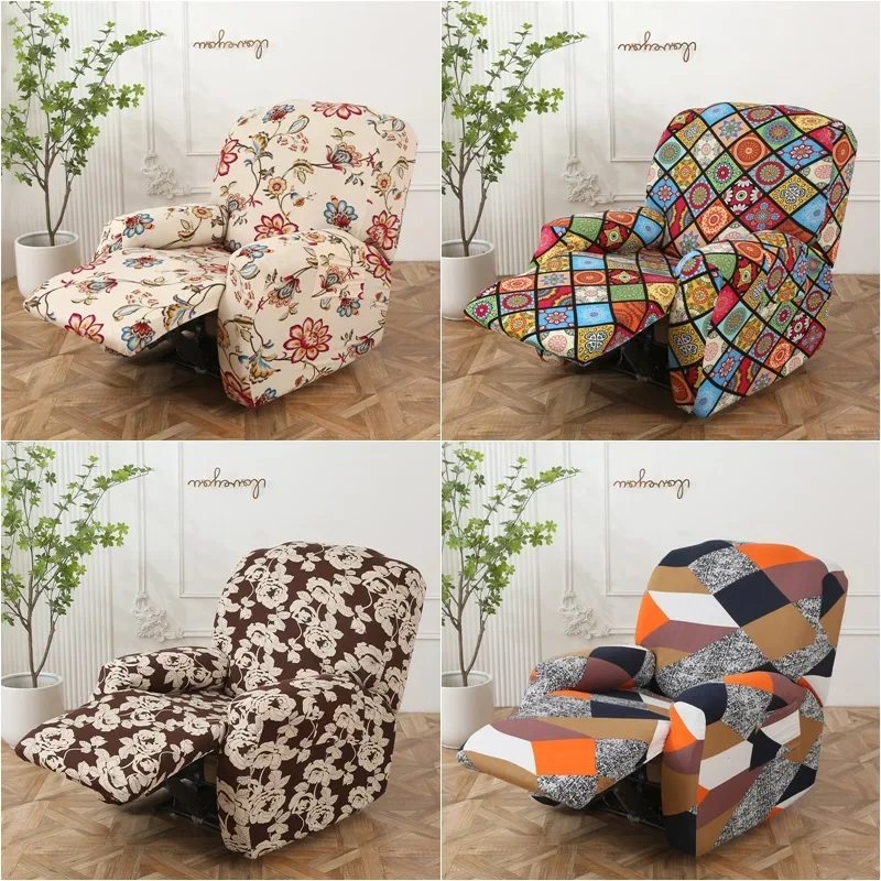 Bohemia Recliner Sofa Cover Elastic Sofa Protector Lazy Boy Relax Armchair Covers Couch Cover Stretch Slipcovers For Home Decor