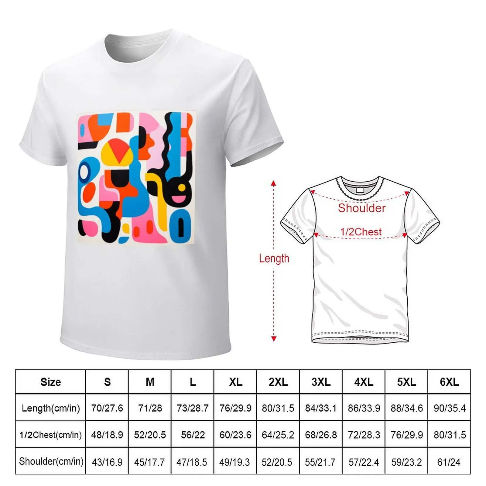 Stephen Ormandy Inspired Pop culture Bold Colourful Eccentric Grafitti like Abstract Art. T-shirt