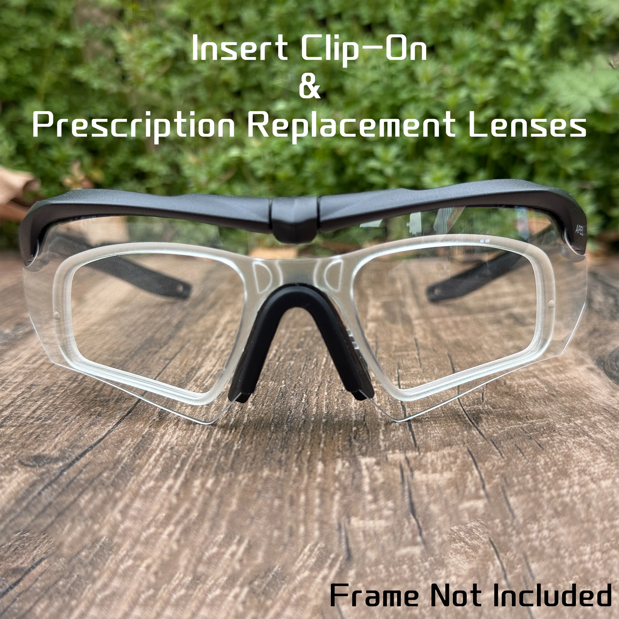 HDTAC Insert Clip-On Prescription Clip & Custom Prescription Lenses Compatible With ESS Crossbow Sunglasses