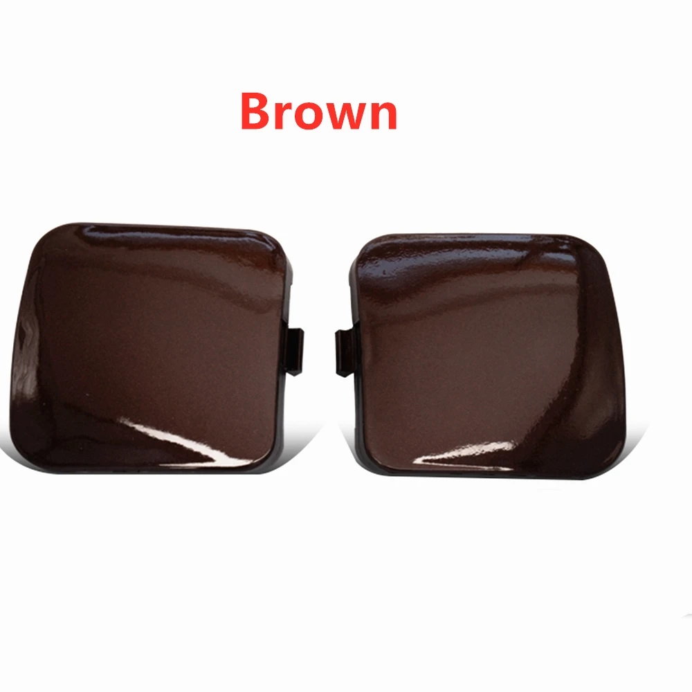 2 Pieces Front Bumper Tow Hook Eye Hole Cap Tug Haul Piece Trailer Guard Lid For Toyota RAV4 2009-2012