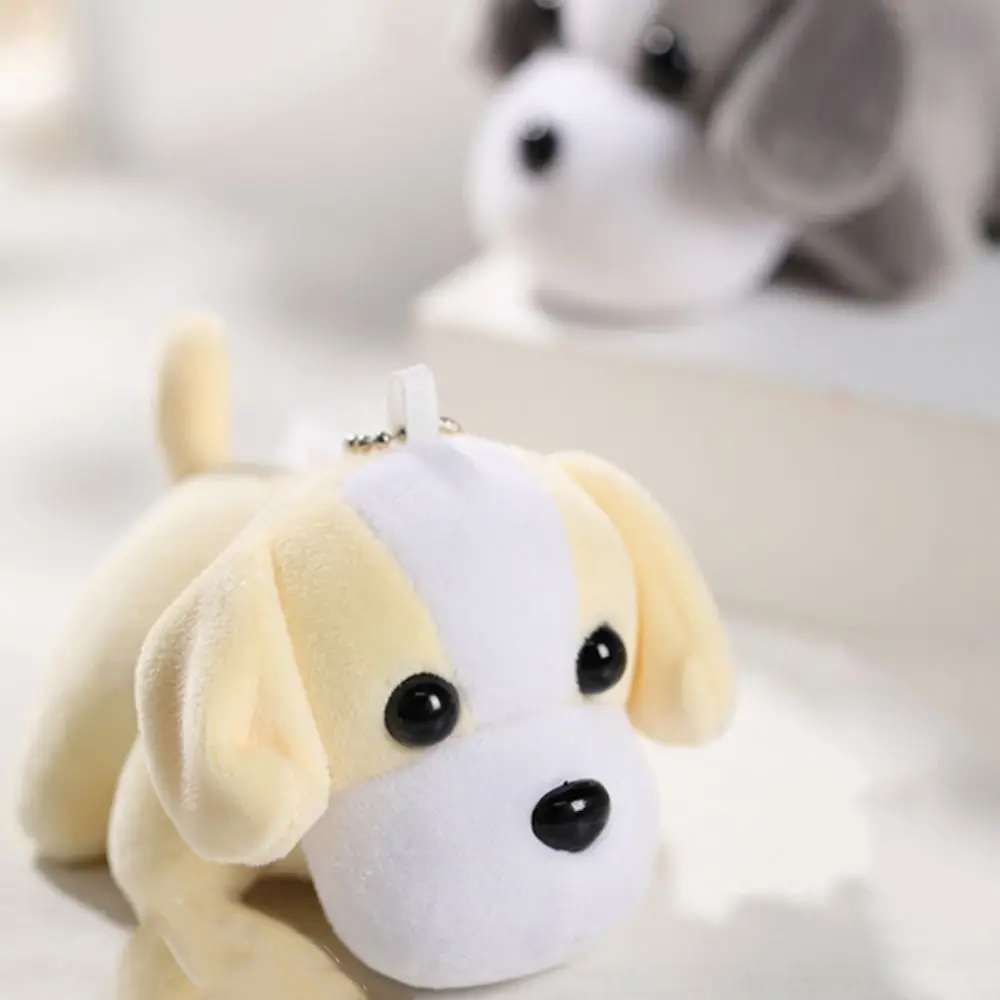 

10cm Size Plush Toy Dog Keychain Eco-Friendly Hypoallergenic Cute Puppy Plush Keyring Adorable Cute Design Plush Pendant Toys