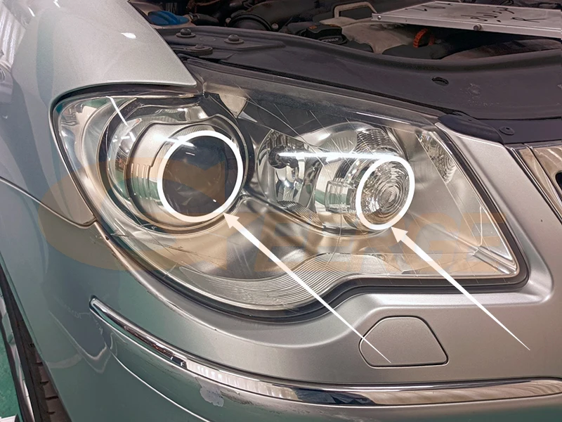Dla volkswagena VW TOURAN 2007 2008 2009 2010 doskonały Ultra jasny CCFL Angel Eyes zestaw pierścieni Halo akcesoria samochodowe — zdjęcie 5