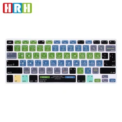 HRH Serato DJ Russian Functional Hot Keys Silicone Keyboard Cover US&EU Layout for MacBook Air Pro Retina 13