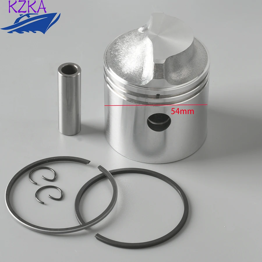 6E3-11631 Piston Set Std For Yamaha Outboard Motor Parts 5HP 2T 54MM 6E3-11631-00-98 Powertec Seapro boat engine parts