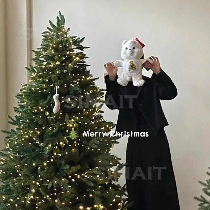 2.1M/2.4M Large Christmas Tree, Home Large Simulated Christmas Scene Decoration Ins Style Ornament