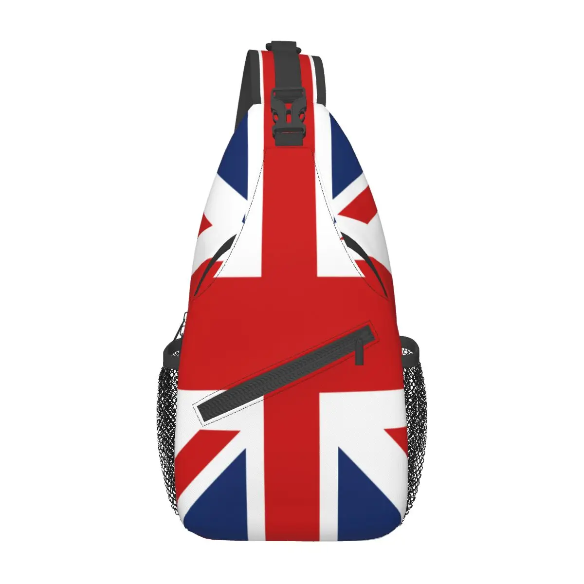 Men\'s Chest Bag UK British Flag Casual Waist Bag Small Short Trip Travel Carry Bag Shoulder Crossbody Bag