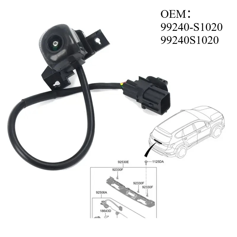 Car Rear View Camera 99240-S1020 for Hyundai Santa Fe 2019-2021 Reversing Camera Park Assist Camera 99240S1020