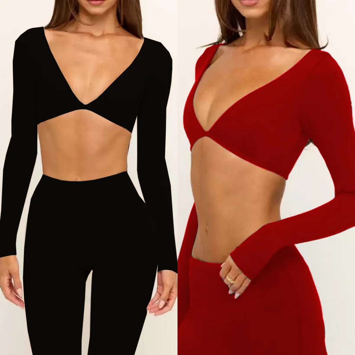 

2025 New Quick Drying Yoga Shirts long sleeve crop top gym tops for Women Push Up Workout Set Women workout top yoga top winter