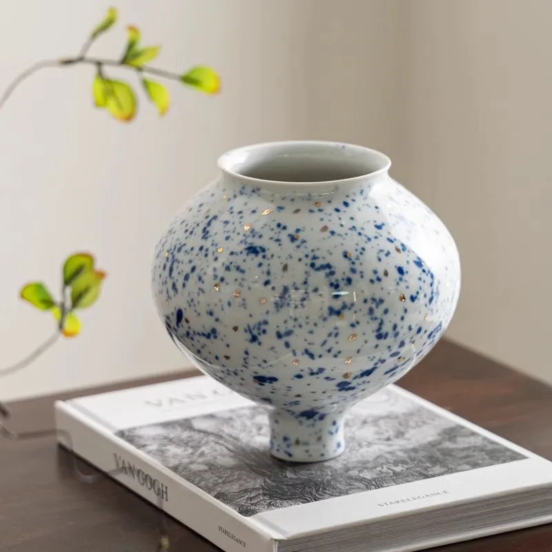 

High-end vase new Chinese ceramic B & B hotel living room home decoration flower arrangement